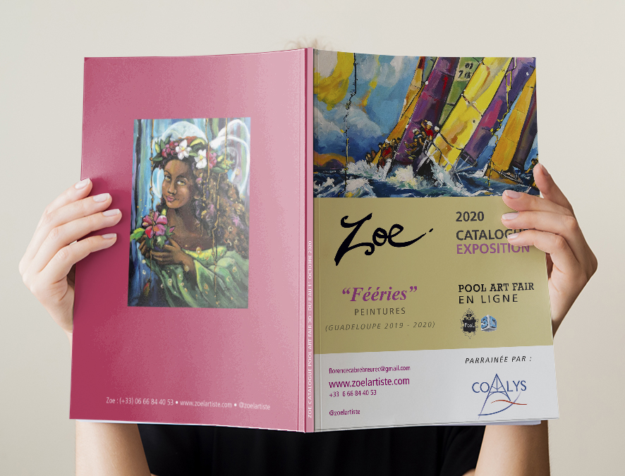 pool art fair 2020 en 3D - Zoé l'artiste expose en guadeloupe a partir de chez elle. Covid oblige ! guadeloupe et antilles salon des artistes